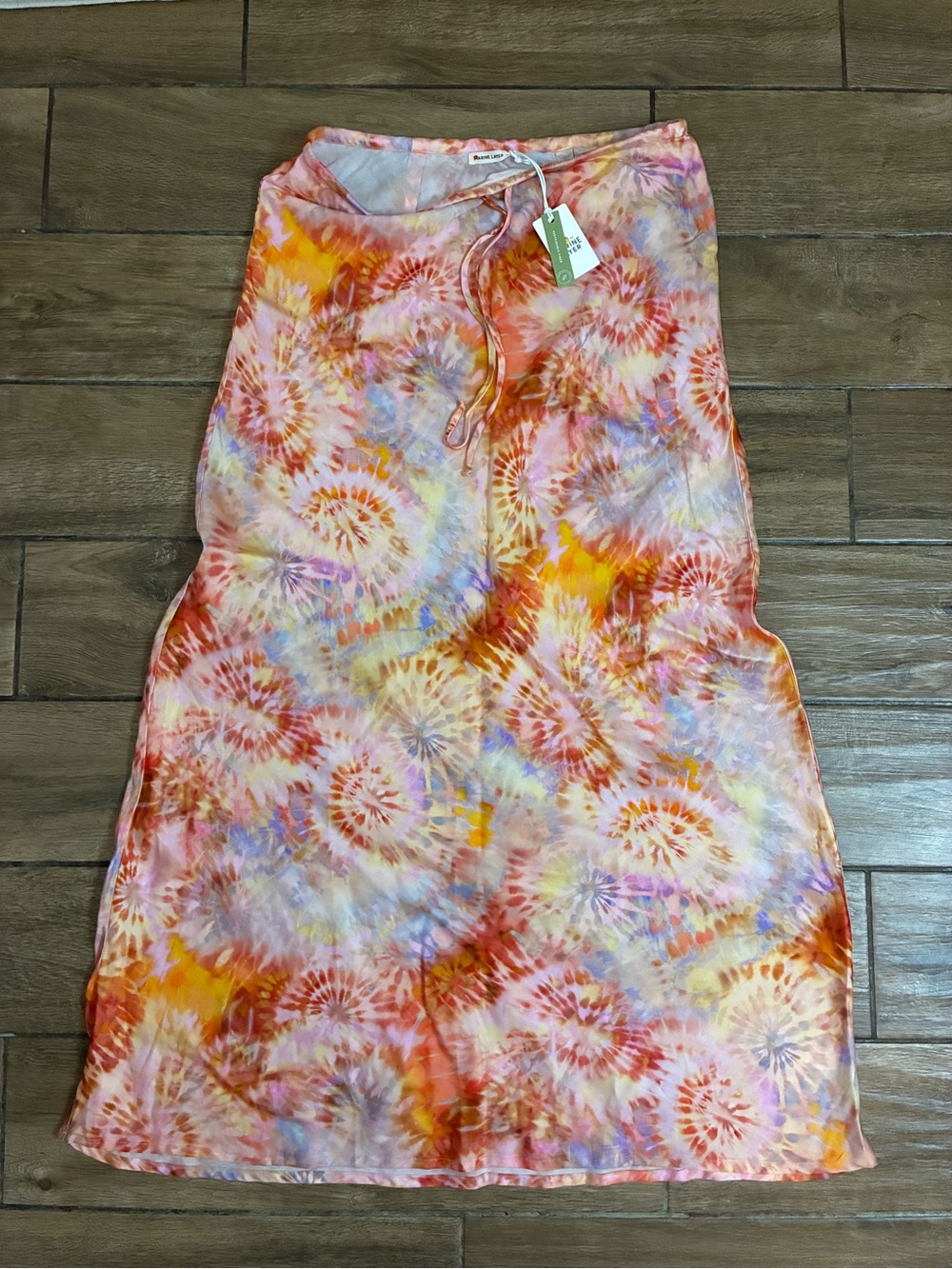 Marine Layer Gabrielle
Slip Maxi Skirt in Tie Dye